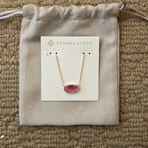 NWT Kendra scott elisa necklace pink